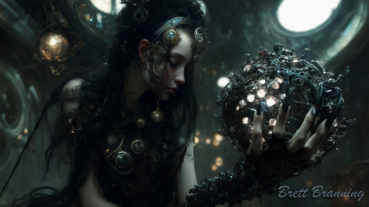 The Trap of Beauty - dark fantasy art by The Synthetic Dream Foundation