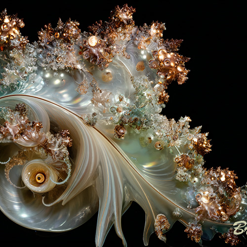 River of Forgotten Spells - fractal art by The Synthetic Dream Foundation