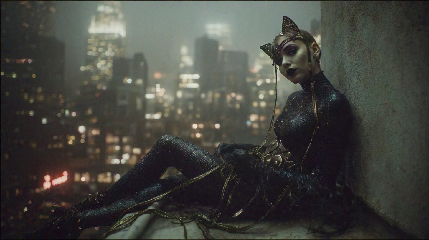 Catwoman cosplay photography by The Synthetic Dream Foundation