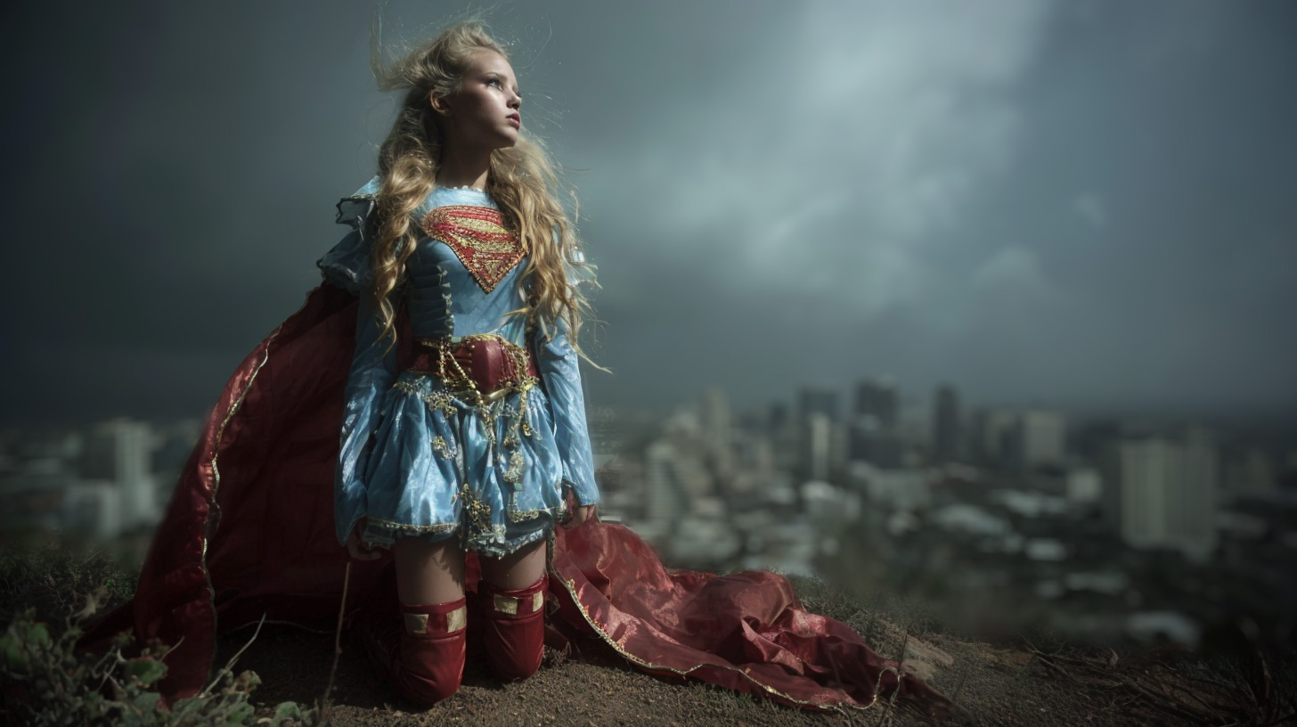 Supergirl cosplay photography by The Synthetic Dream Foundation